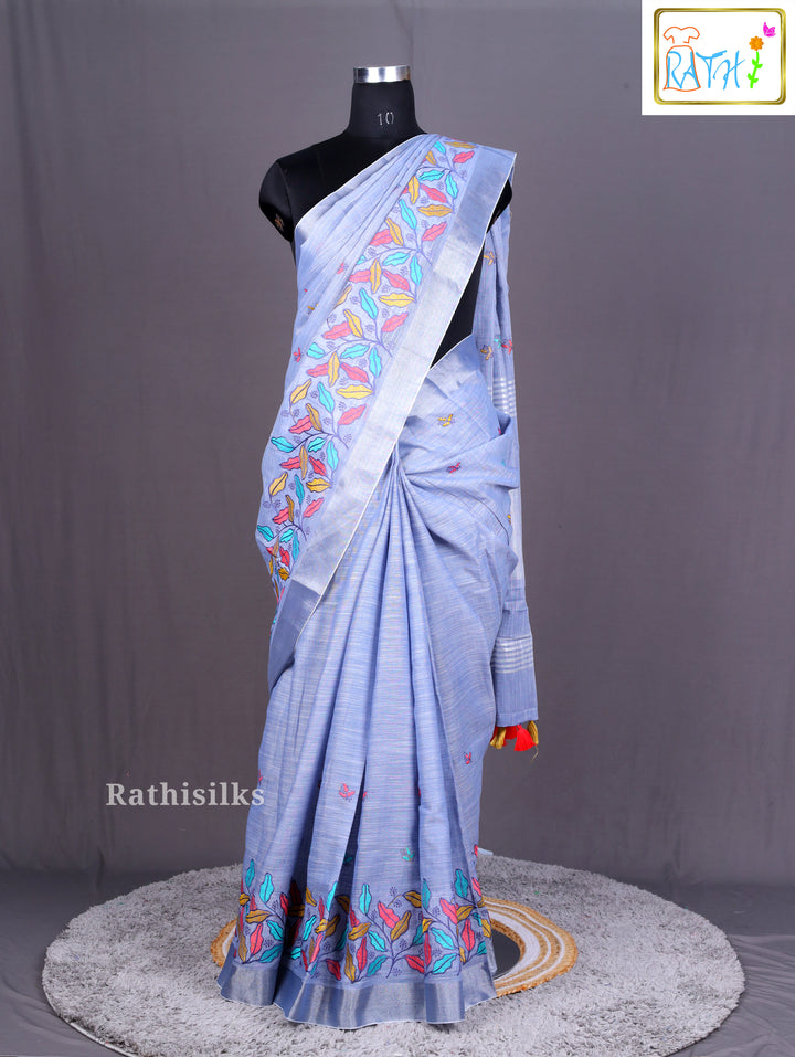 Modern Embroidered Saree