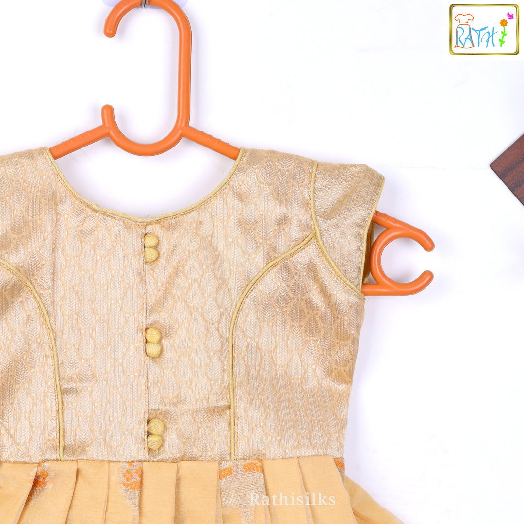 Elegant Golden Frock