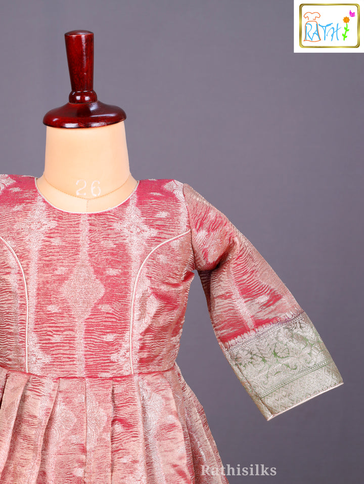 Festive Brocade Long Frock