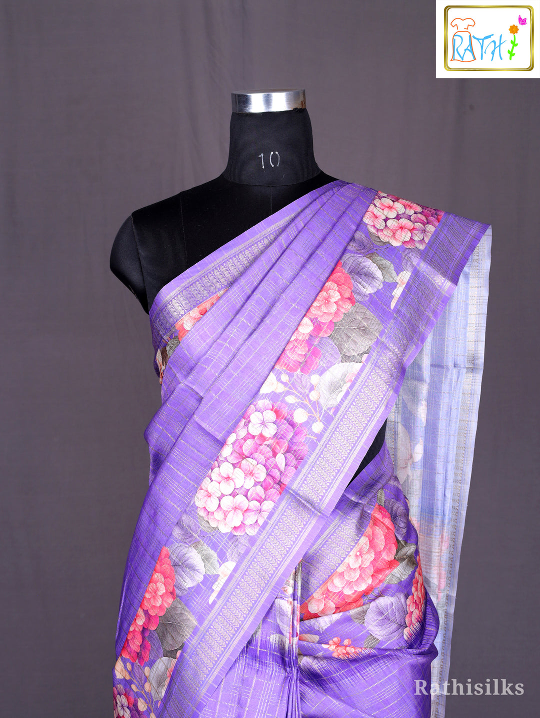 Fancy Elegant Purple and Pink Art Silk Saree