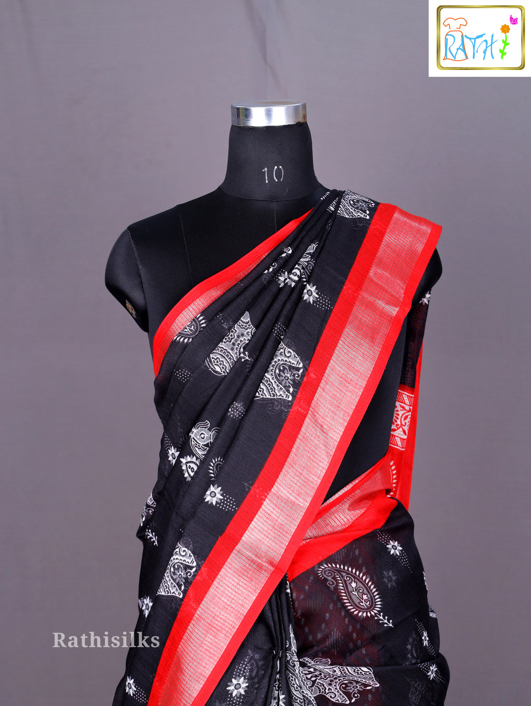 hic Black Saree