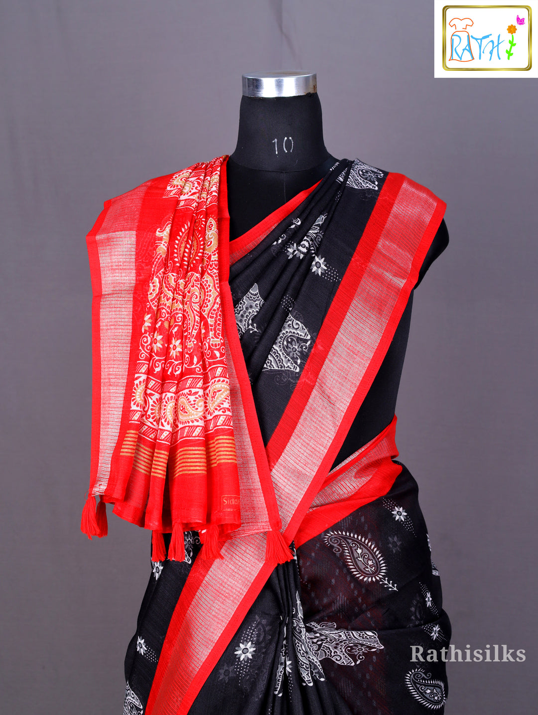 hic Black Saree