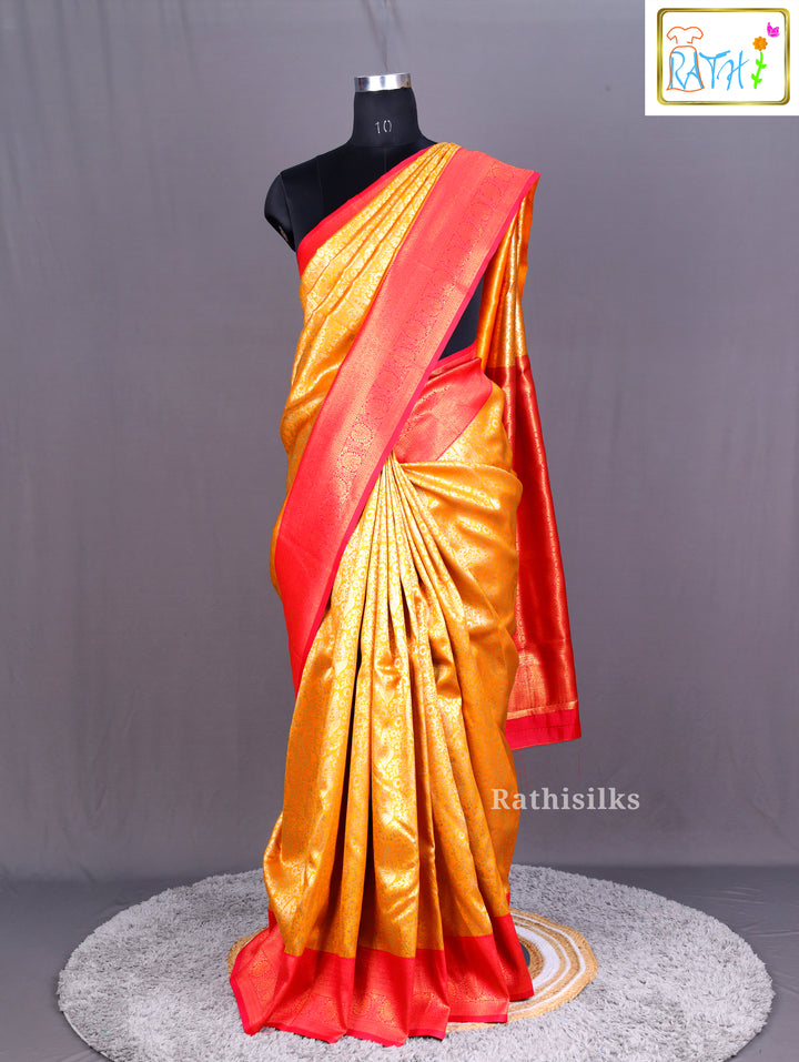 Opulent Gold Art Silk Saree