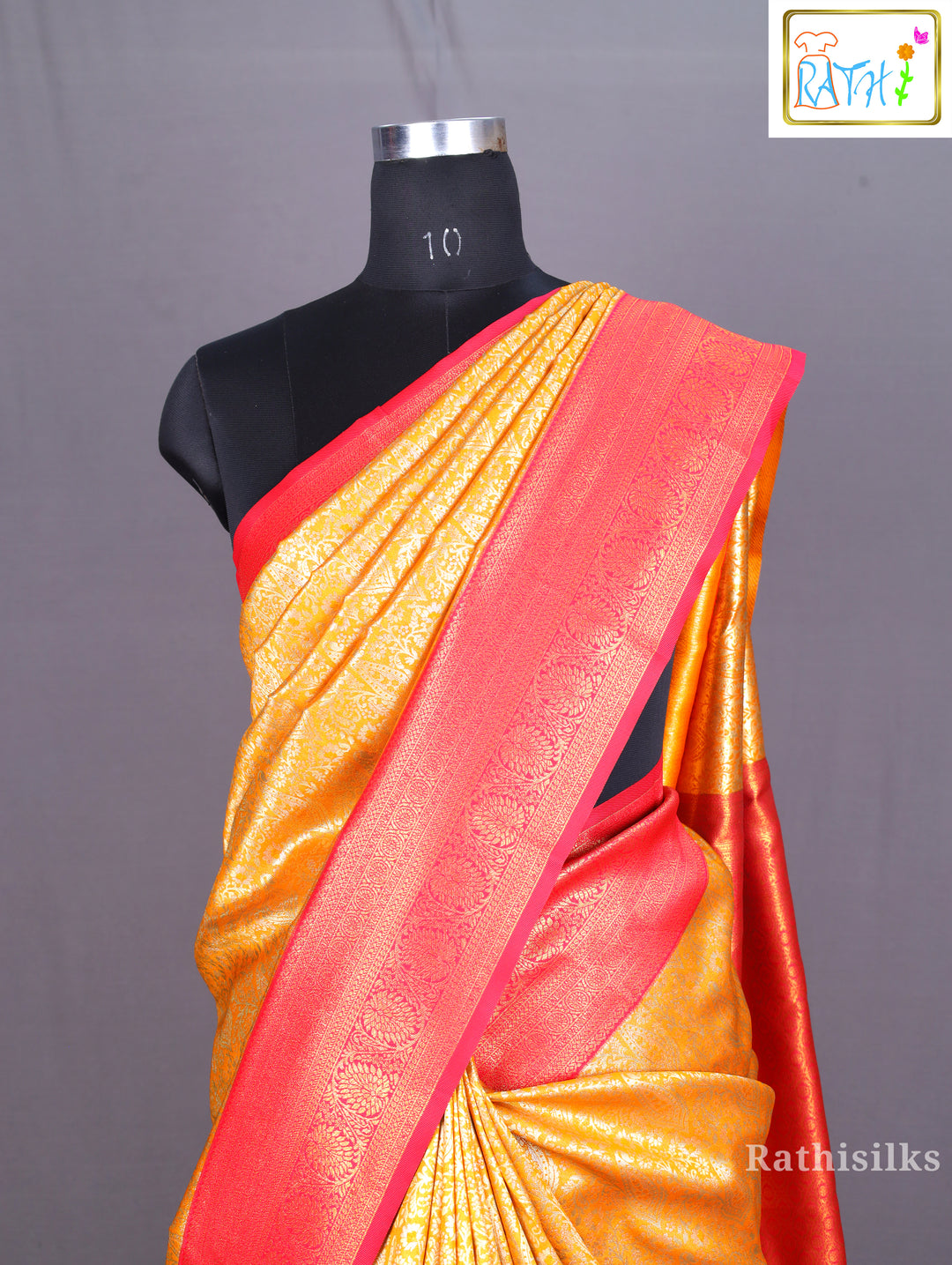 Opulent Gold Art Silk Saree