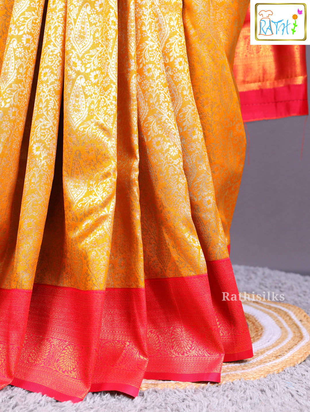 Opulent Gold Art Silk Saree