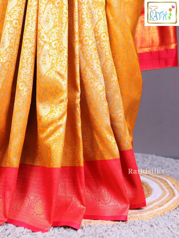 Opulent Gold Art Silk Saree