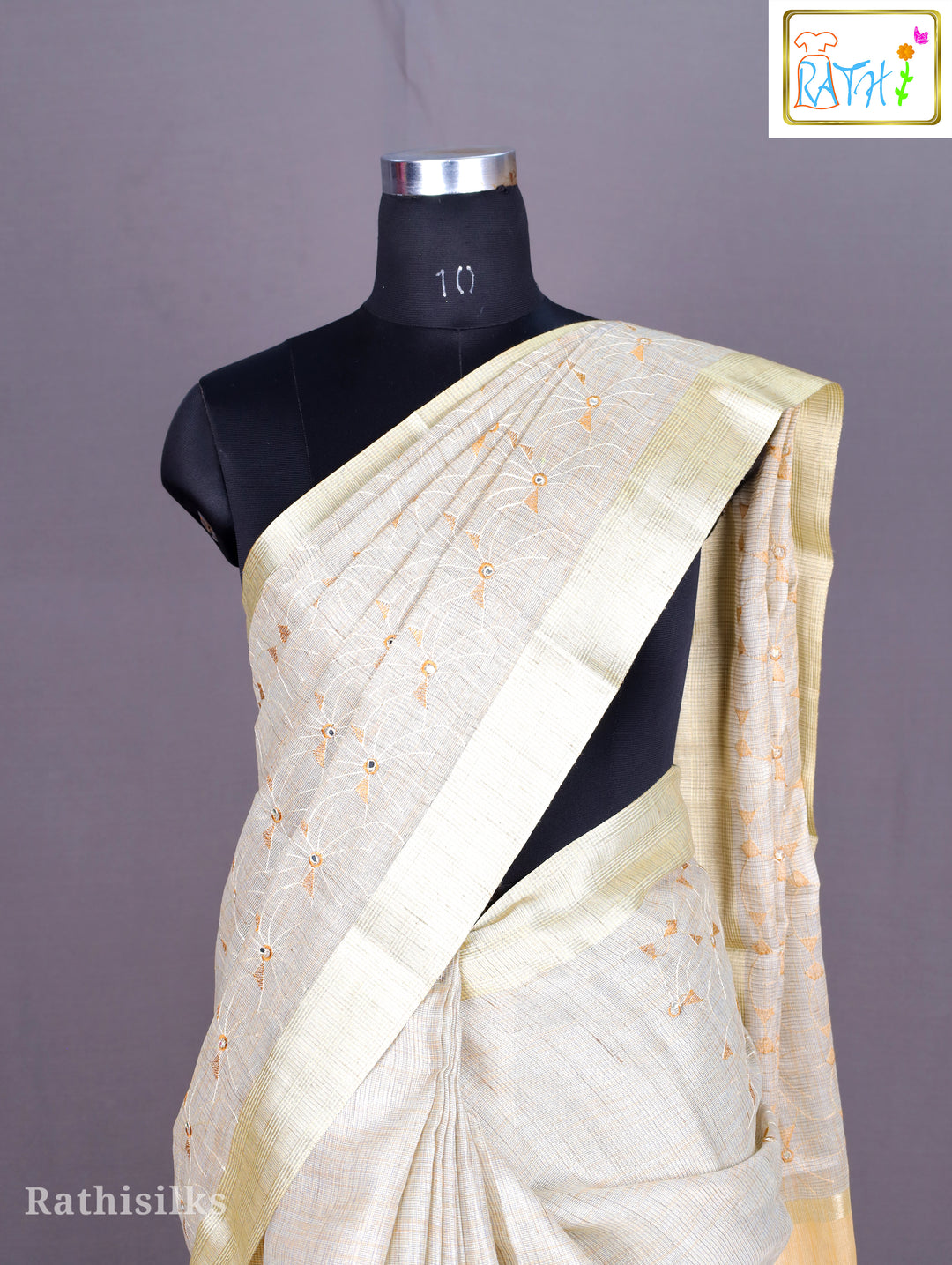 Monochromatic Grey Saree