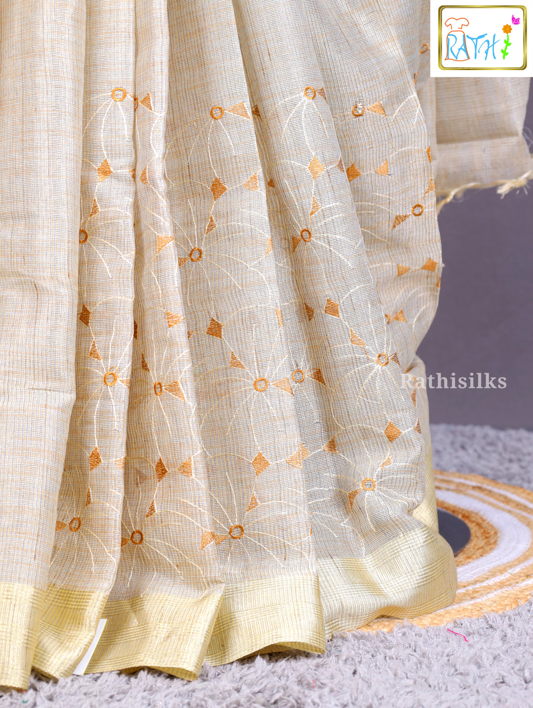 Monochromatic Grey Saree
