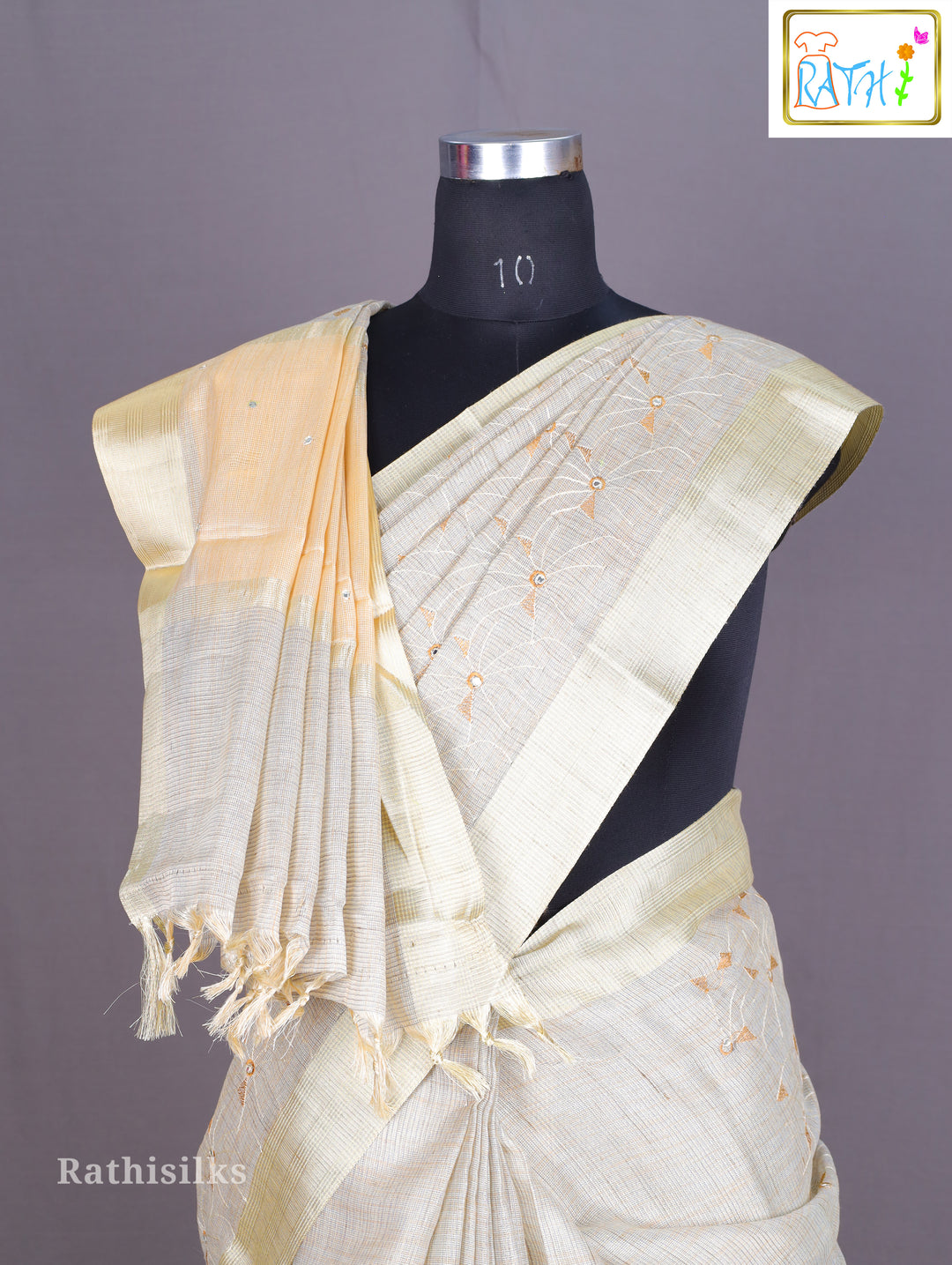 Monochromatic Grey Saree