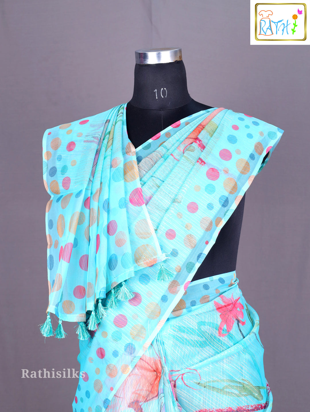 Casual Printed Synthetic Saree