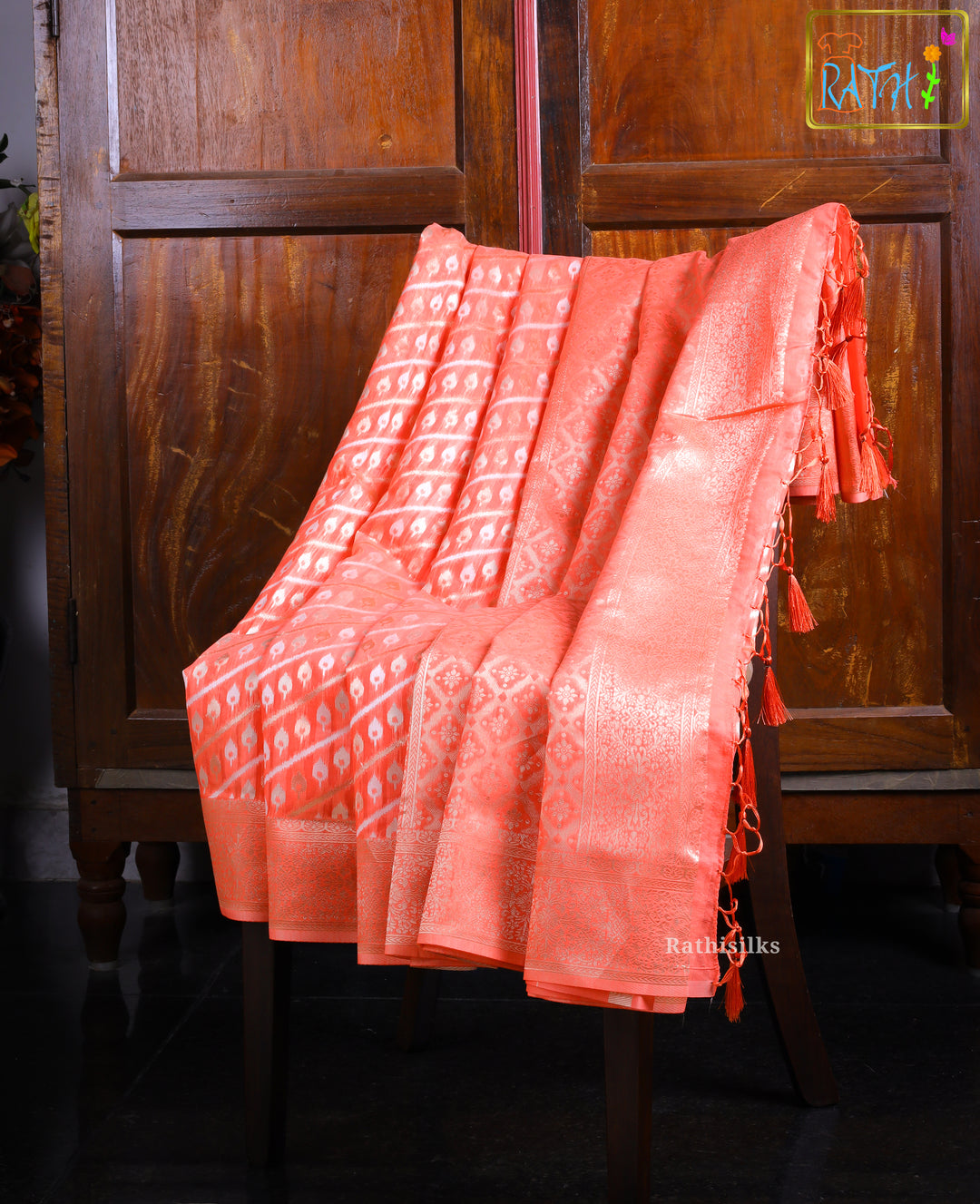 Synthetic Organza Saree