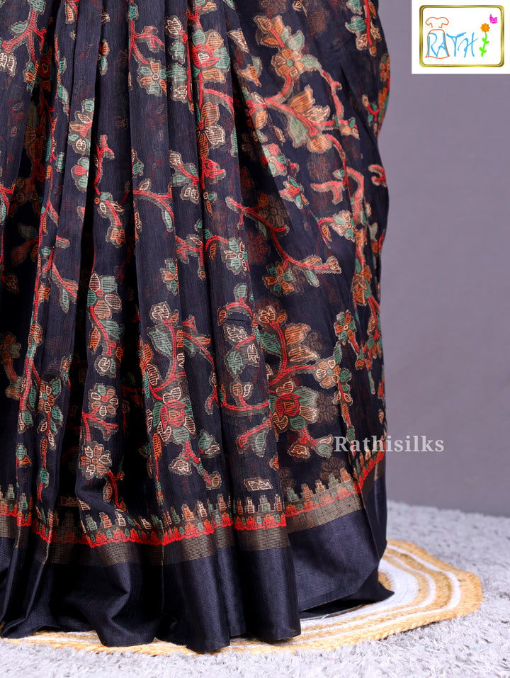 Traditional Printed Synthetic Saree