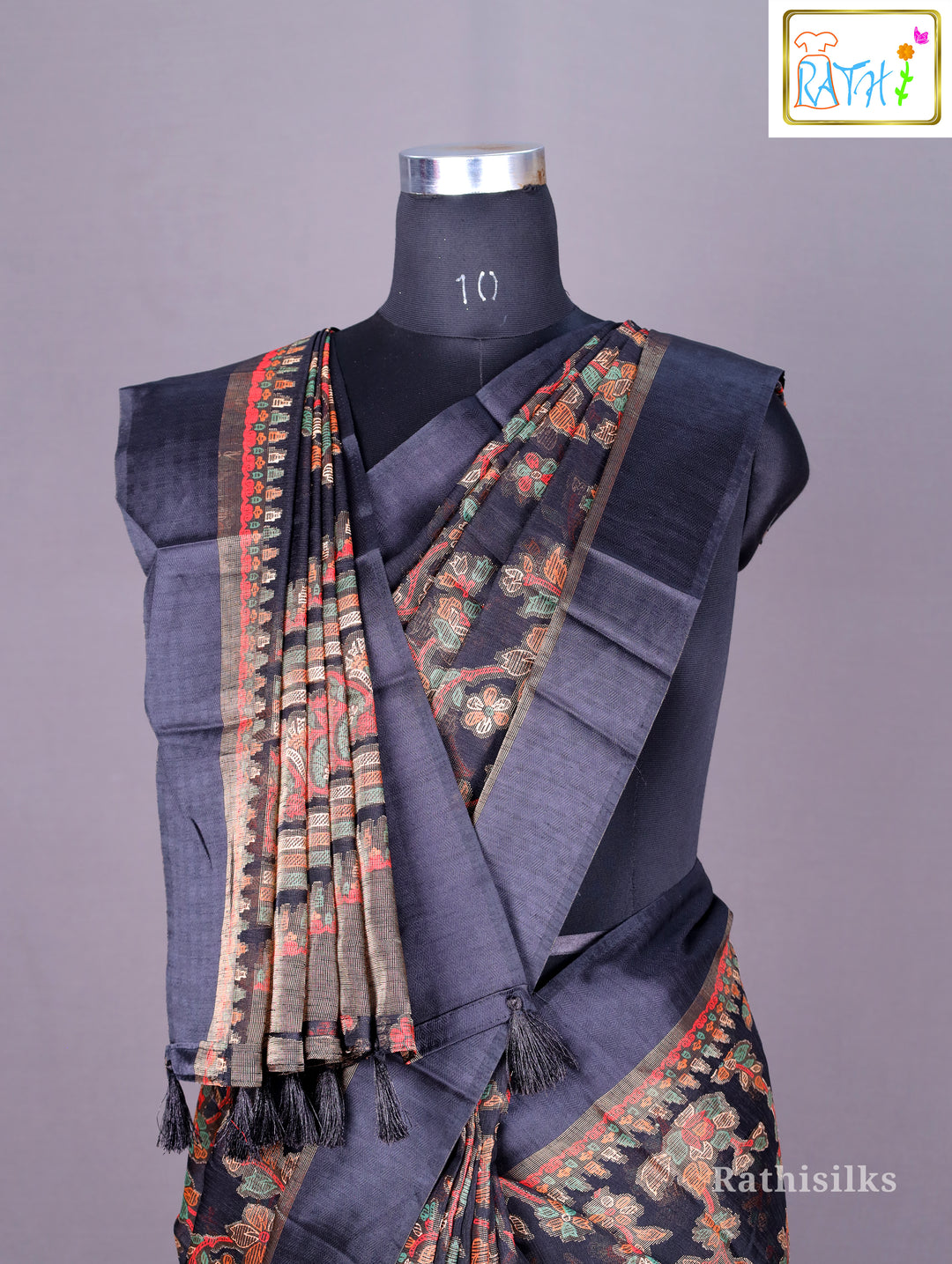 Traditional Printed Synthetic Saree