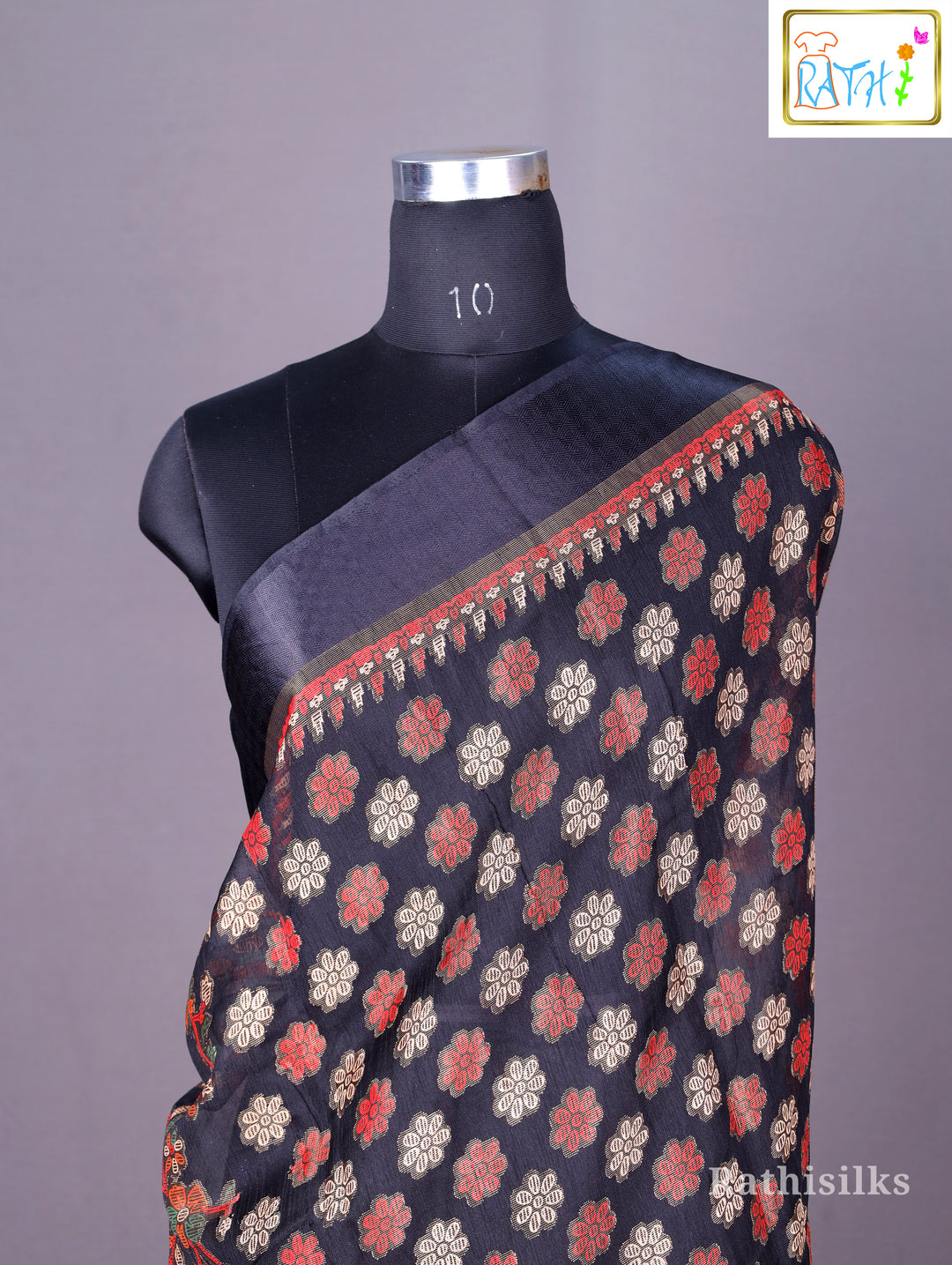 Traditional Printed Synthetic Saree