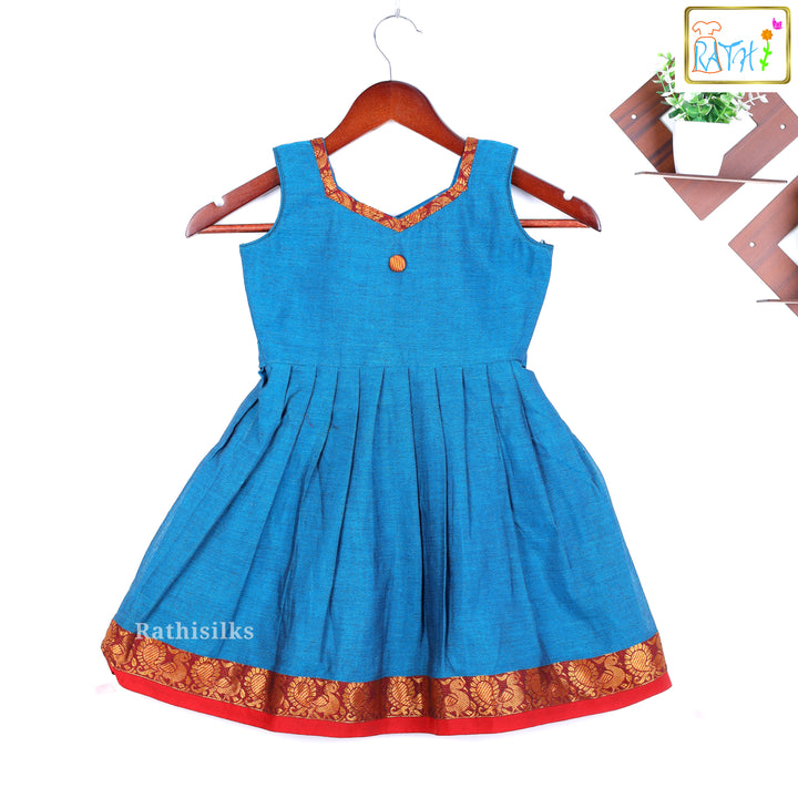 Vibrant Blue Frock
