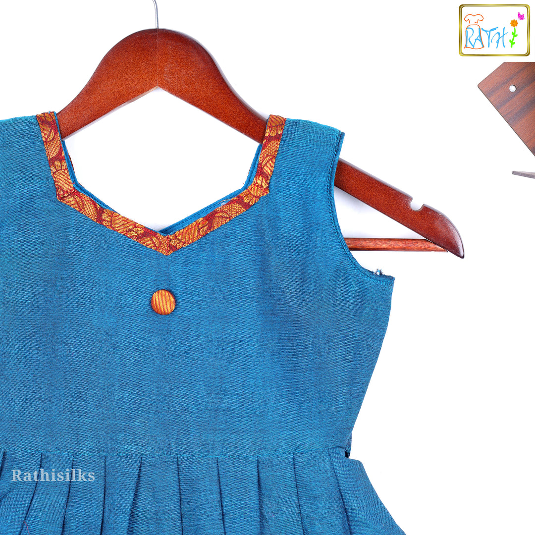 Vibrant Blue Frock