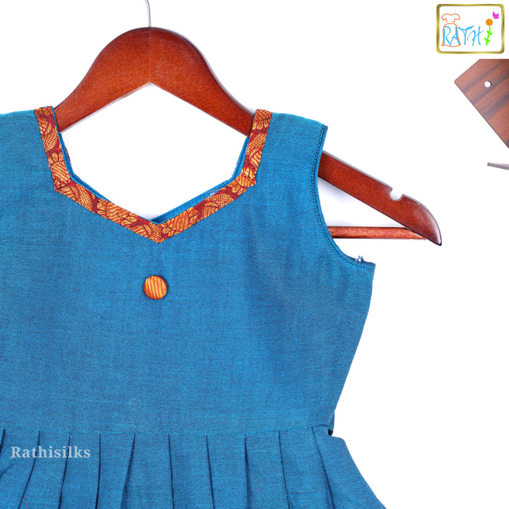 Vibrant Blue Frock