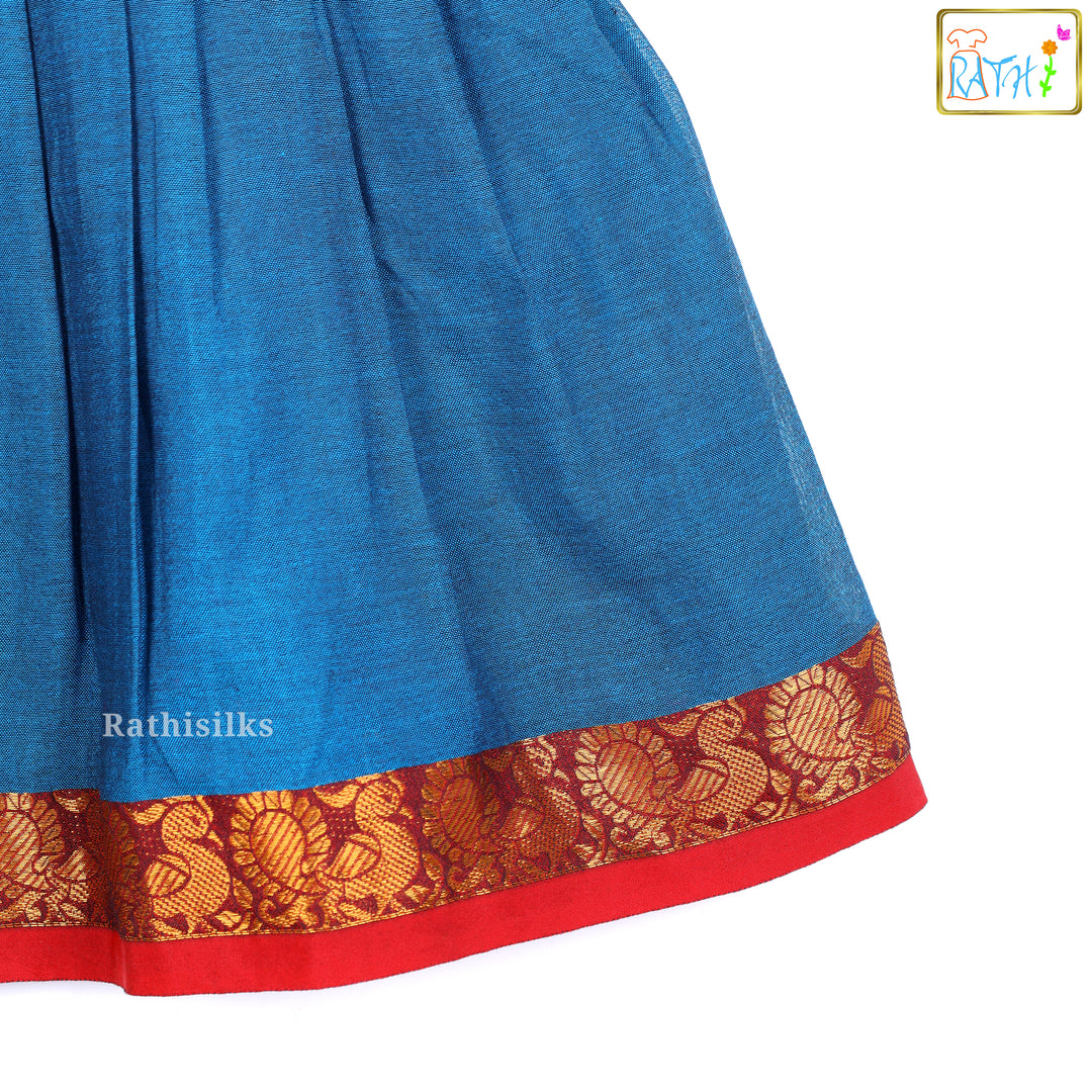 Vibrant Blue Frock