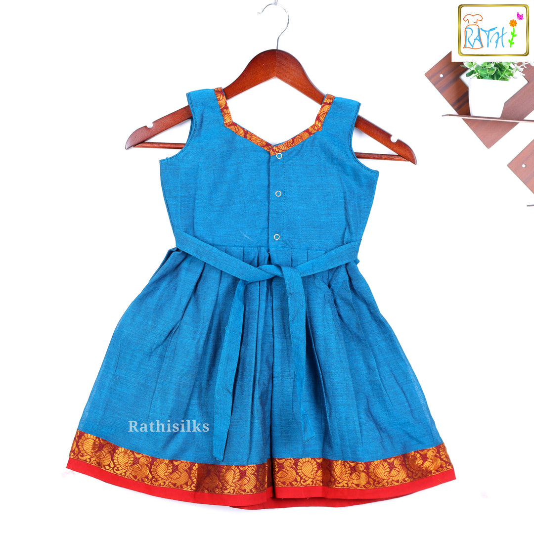 Vibrant Blue Frock