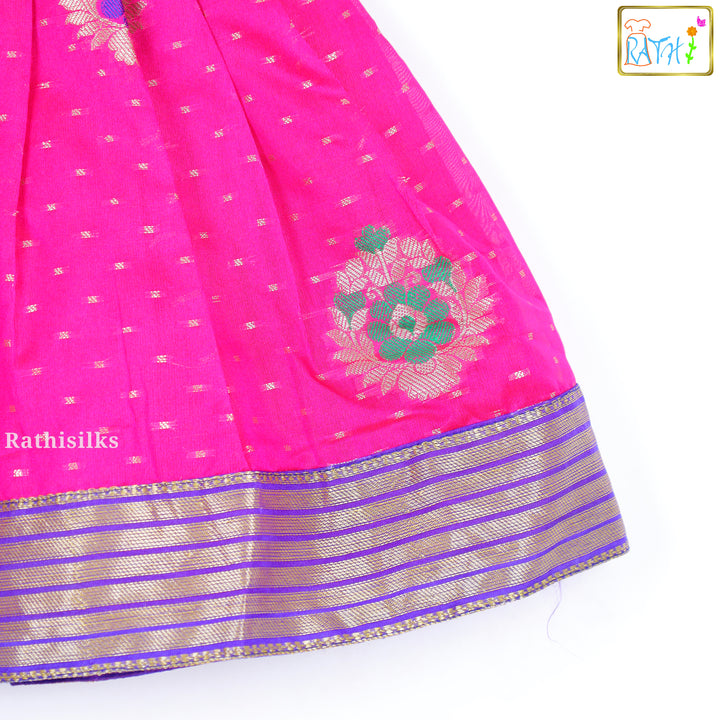 Vibrant Purple and Pink Frock
