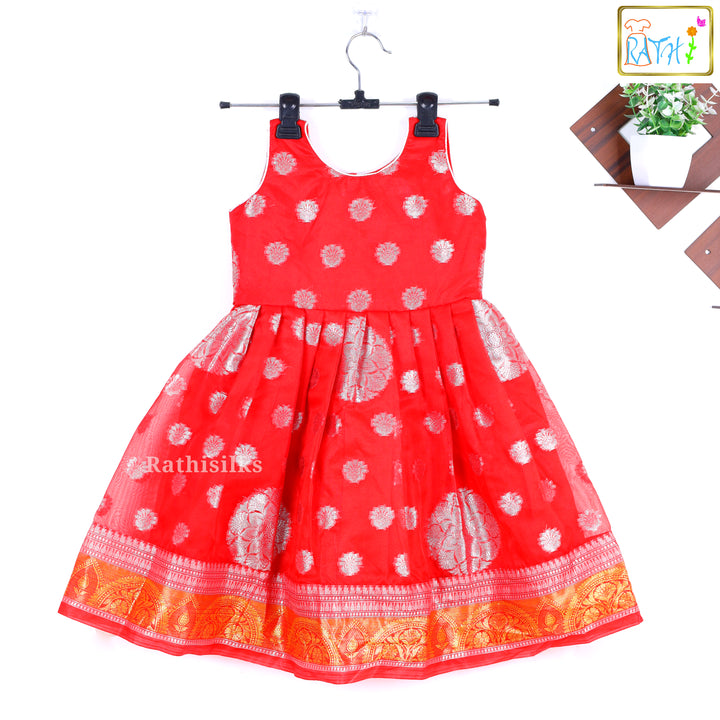 Vibrant Red Frock