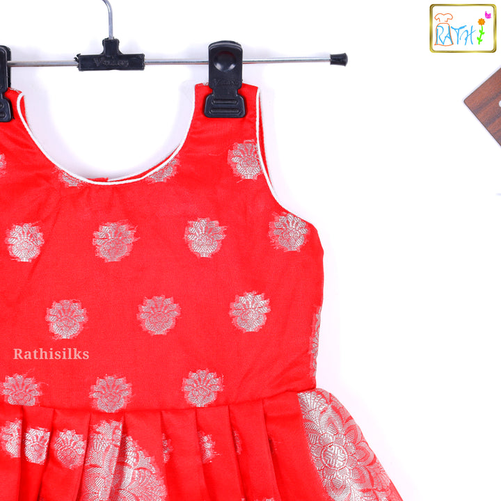 Vibrant Red Frock