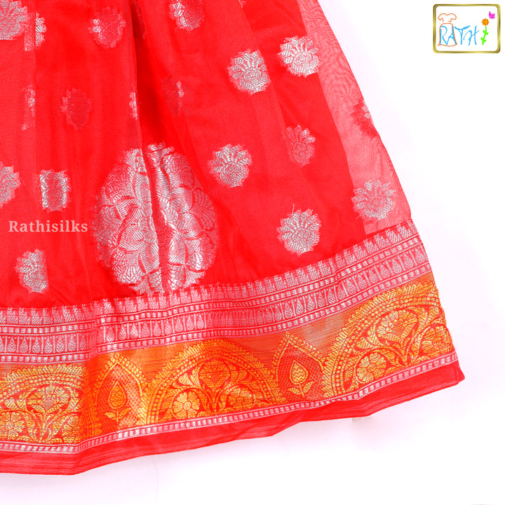 Vibrant Red Frock