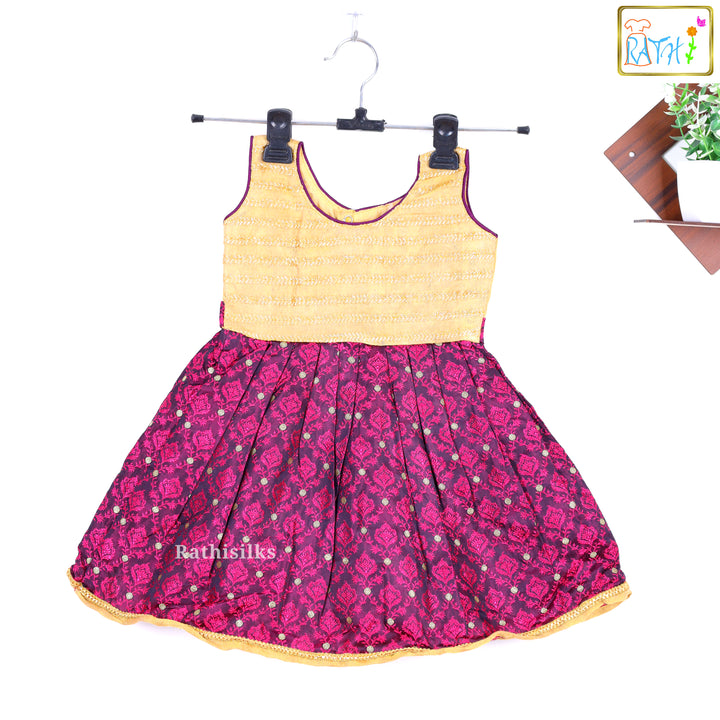Golden Yoke Frock