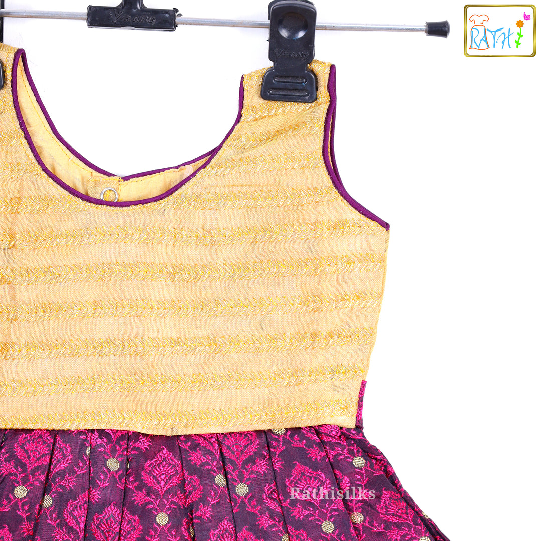 Golden Yoke Frock