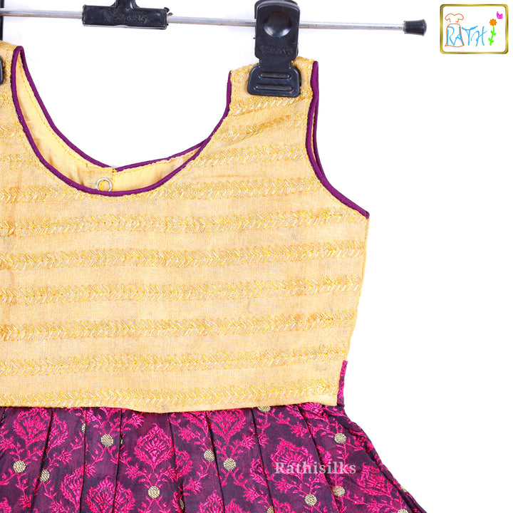 Golden Yoke Frock