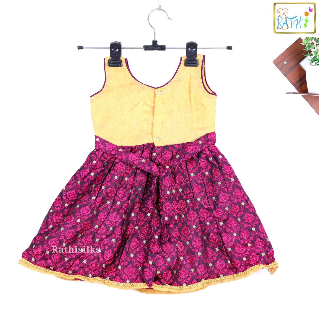 Golden Yoke Frock