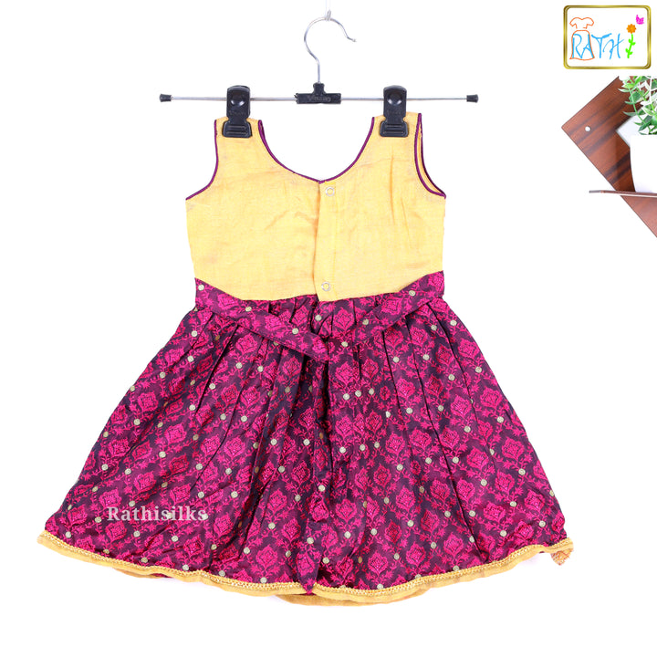 Golden Yoke Frock