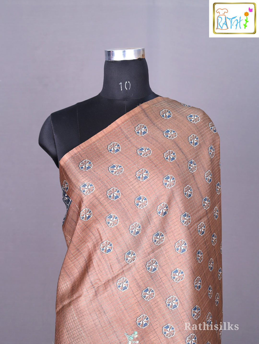 Elegant Green and Blue Synthetic Designer Saree