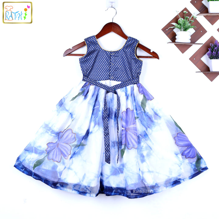 Floral Cotton-Organza Frock