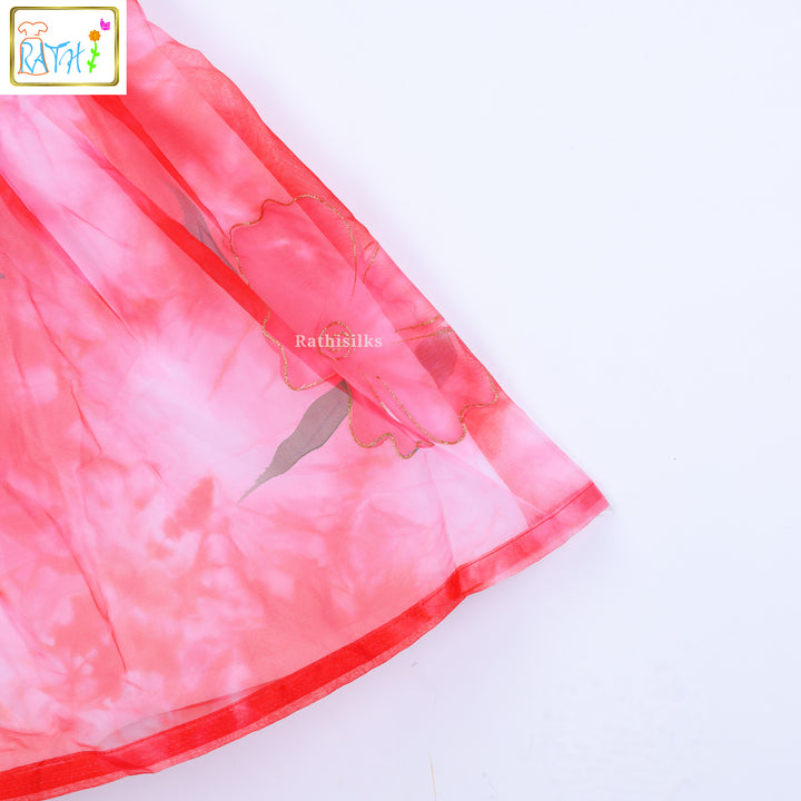 Floral Cotton-Organza Frock