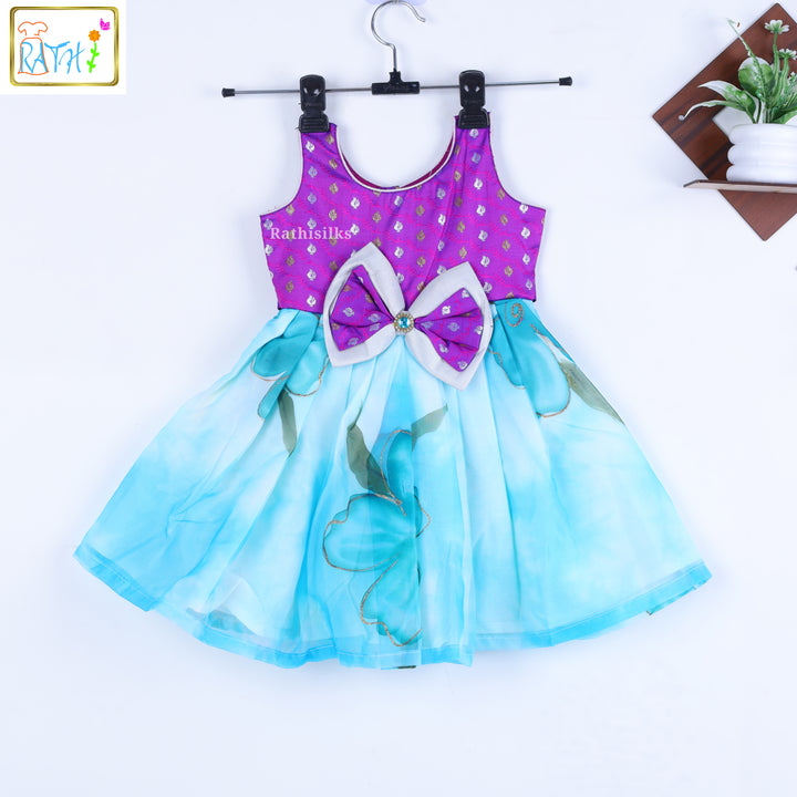 Floral Cotton-Organza Frock