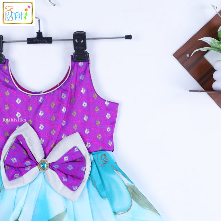 Floral Cotton-Organza Frock