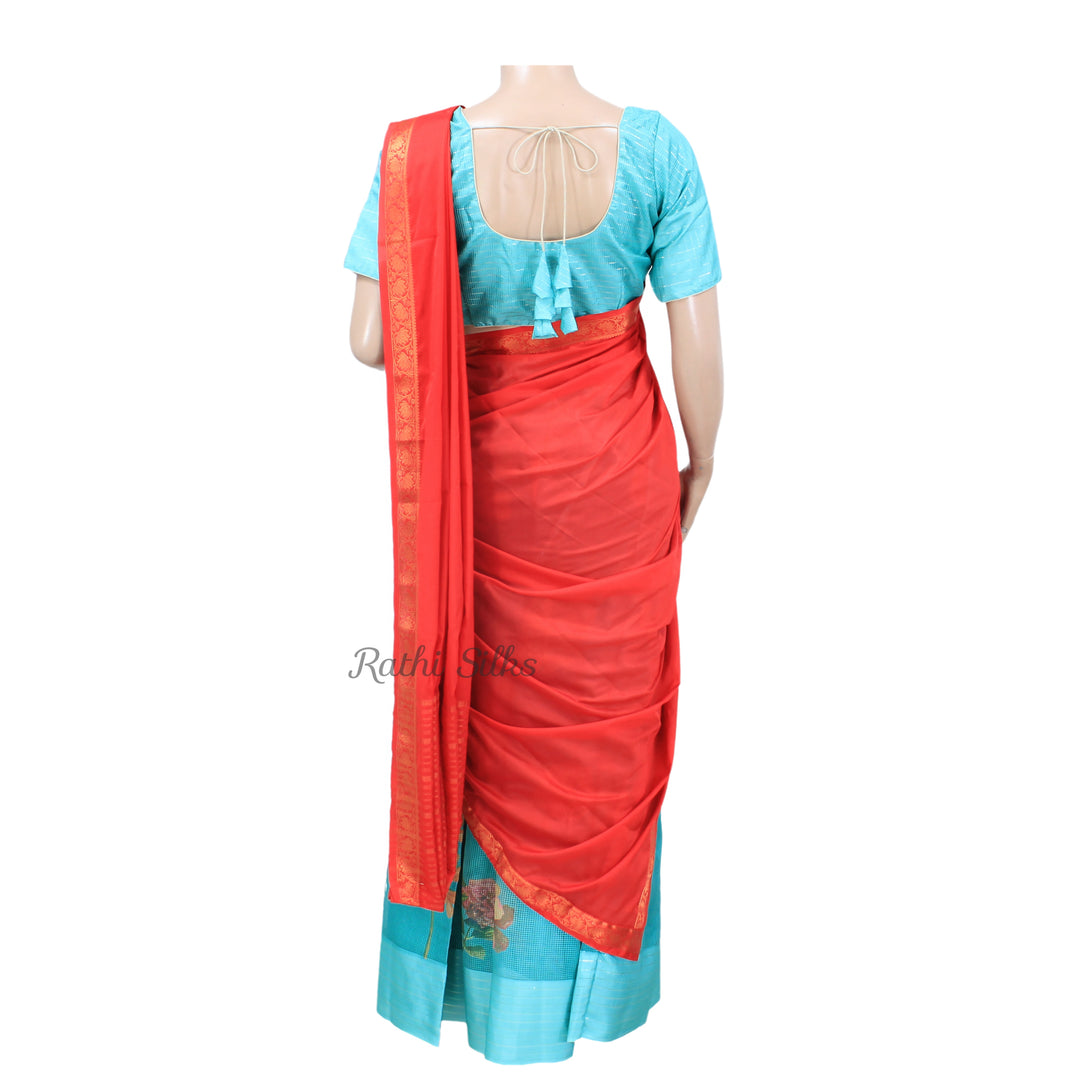 Designer Half Saree