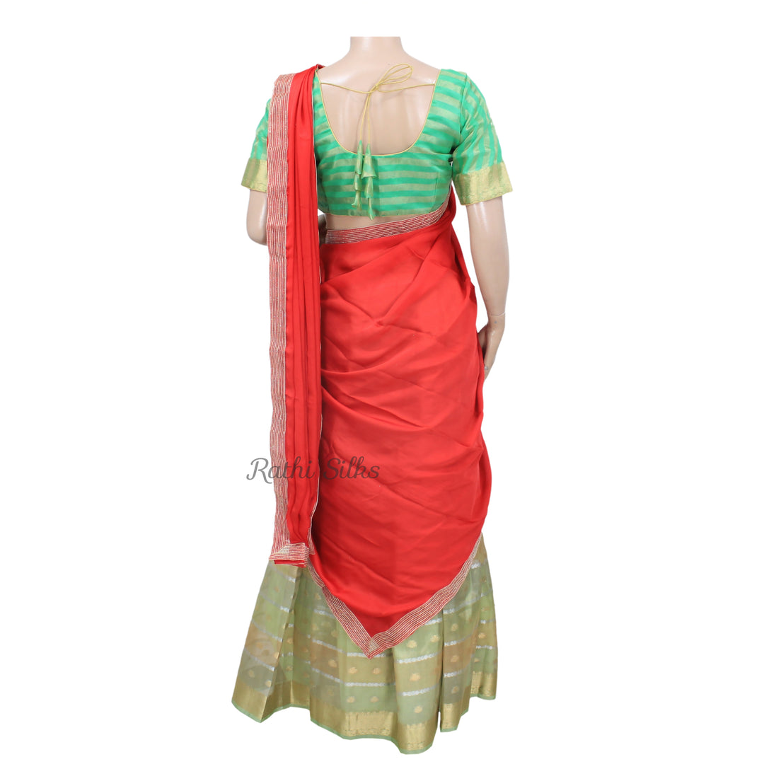 Designer Half Saree