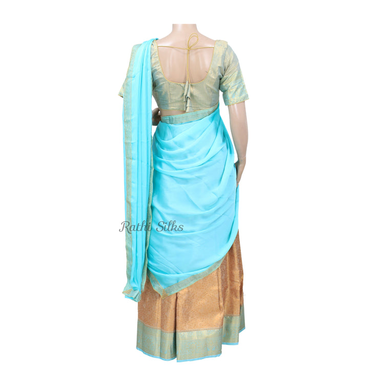 Designer Half Saree