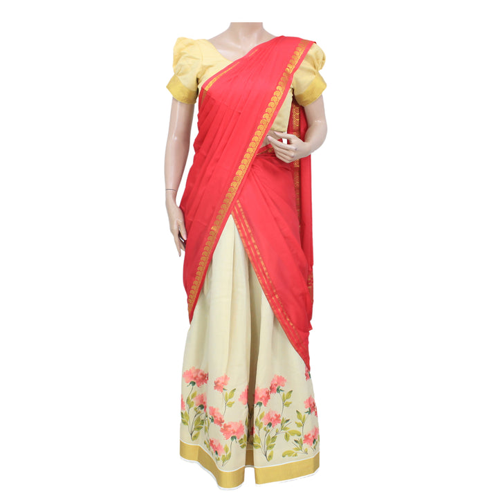 Designer Half Saree