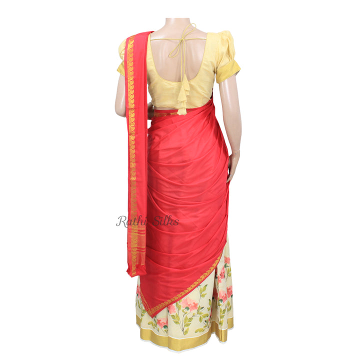 Designer Half Saree