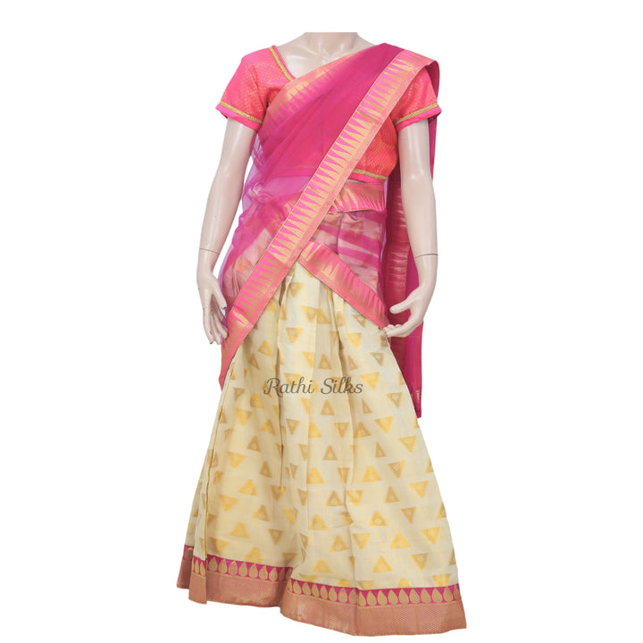 Designer Half Saree