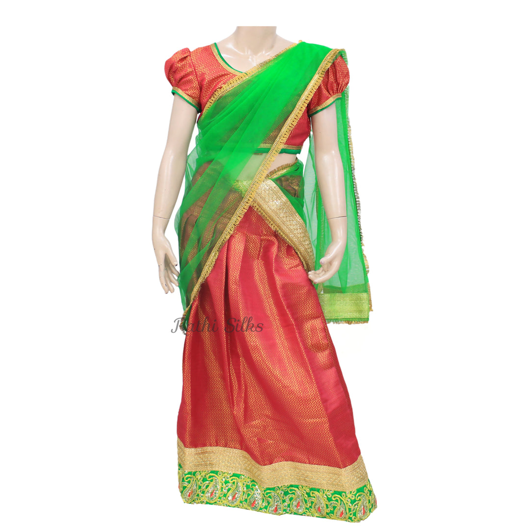 Designer Half Saree