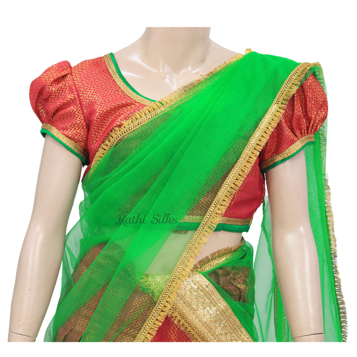 Designer Half Saree