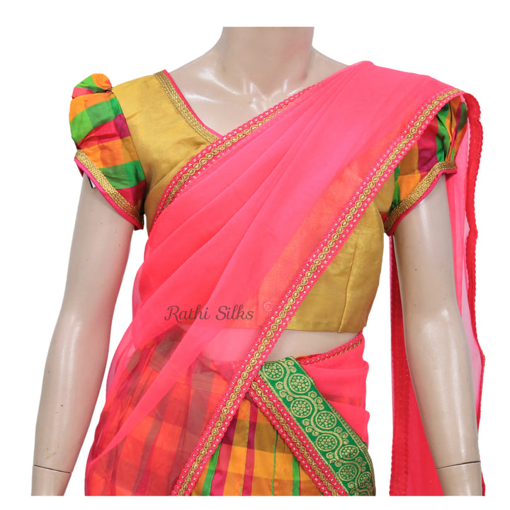 Designer Half Saree