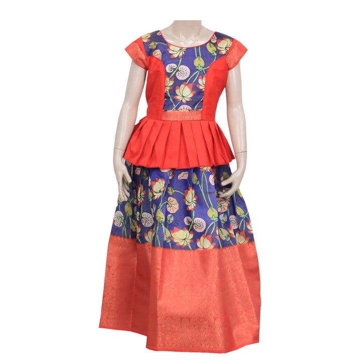 Printed Frill Pavadai