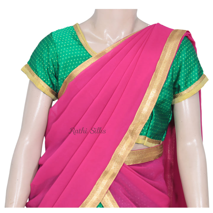 Designer Half Saree