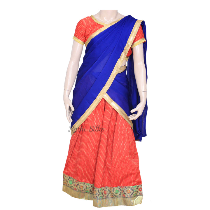 Designer Half Saree