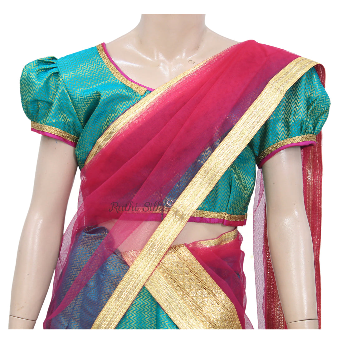 Designer Half Saree